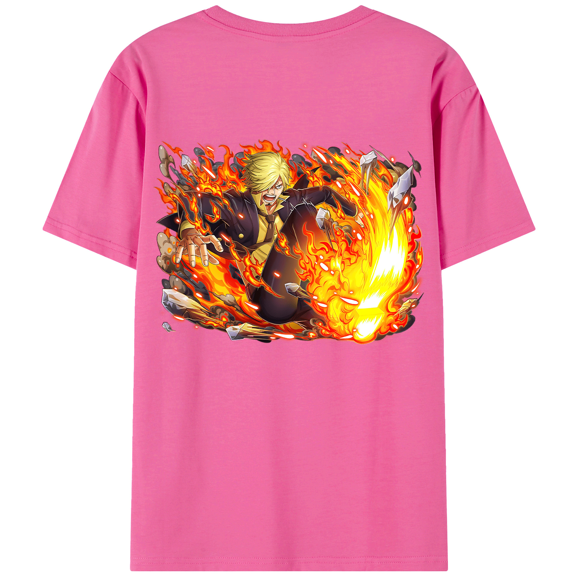 （画像用） ワンピース サンジ ONE PIECE Sanji レディース半袖Tシャツ(バックプリント)